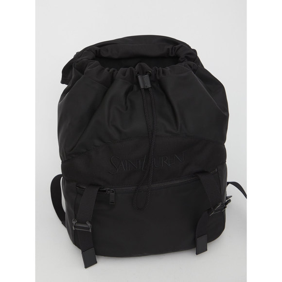 Saint Laurent Embroidery Buckle Backpack Black - Picture 4 of 4